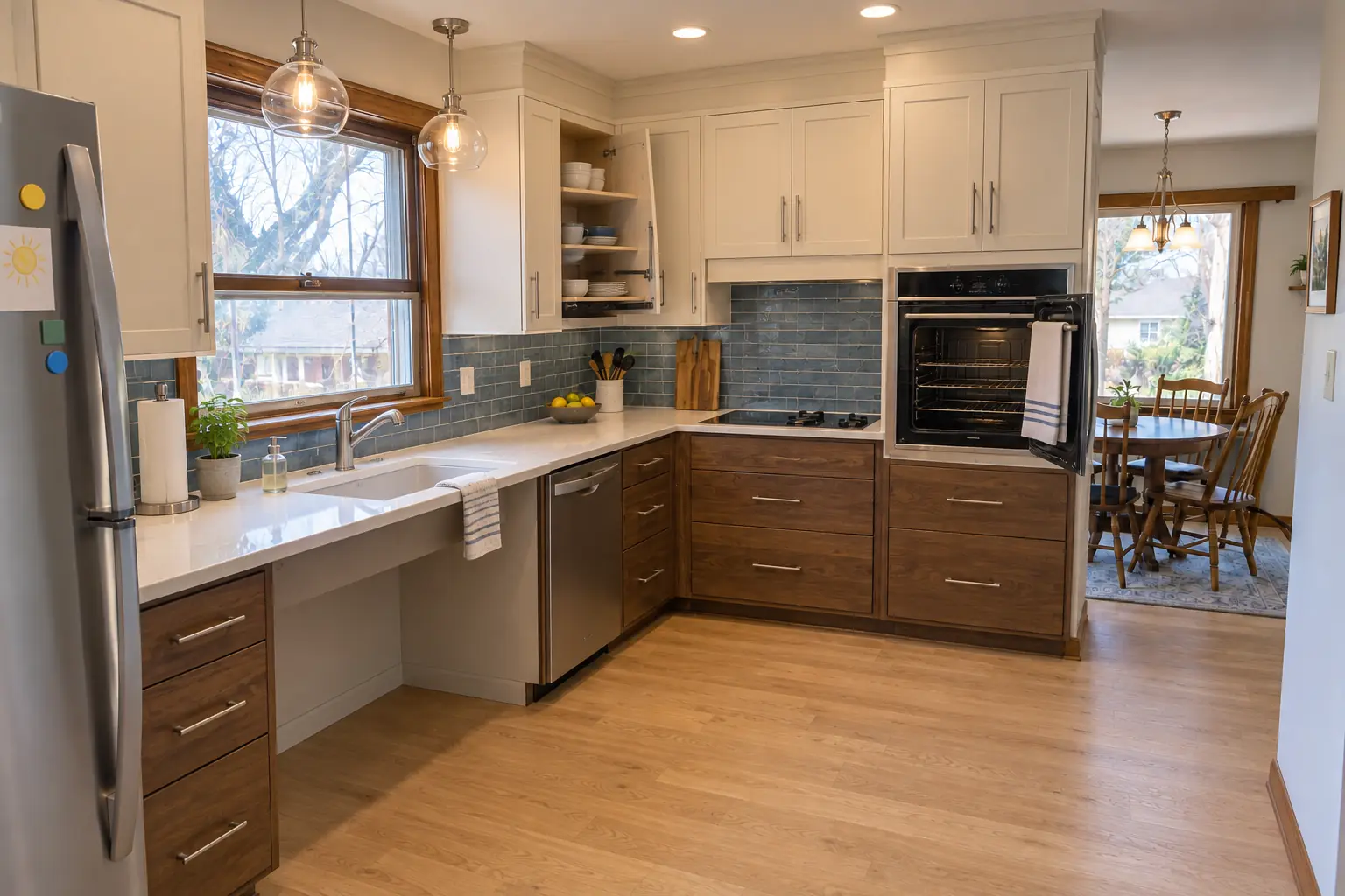 Accessible Kitchen Remodeling project near Addison, after
