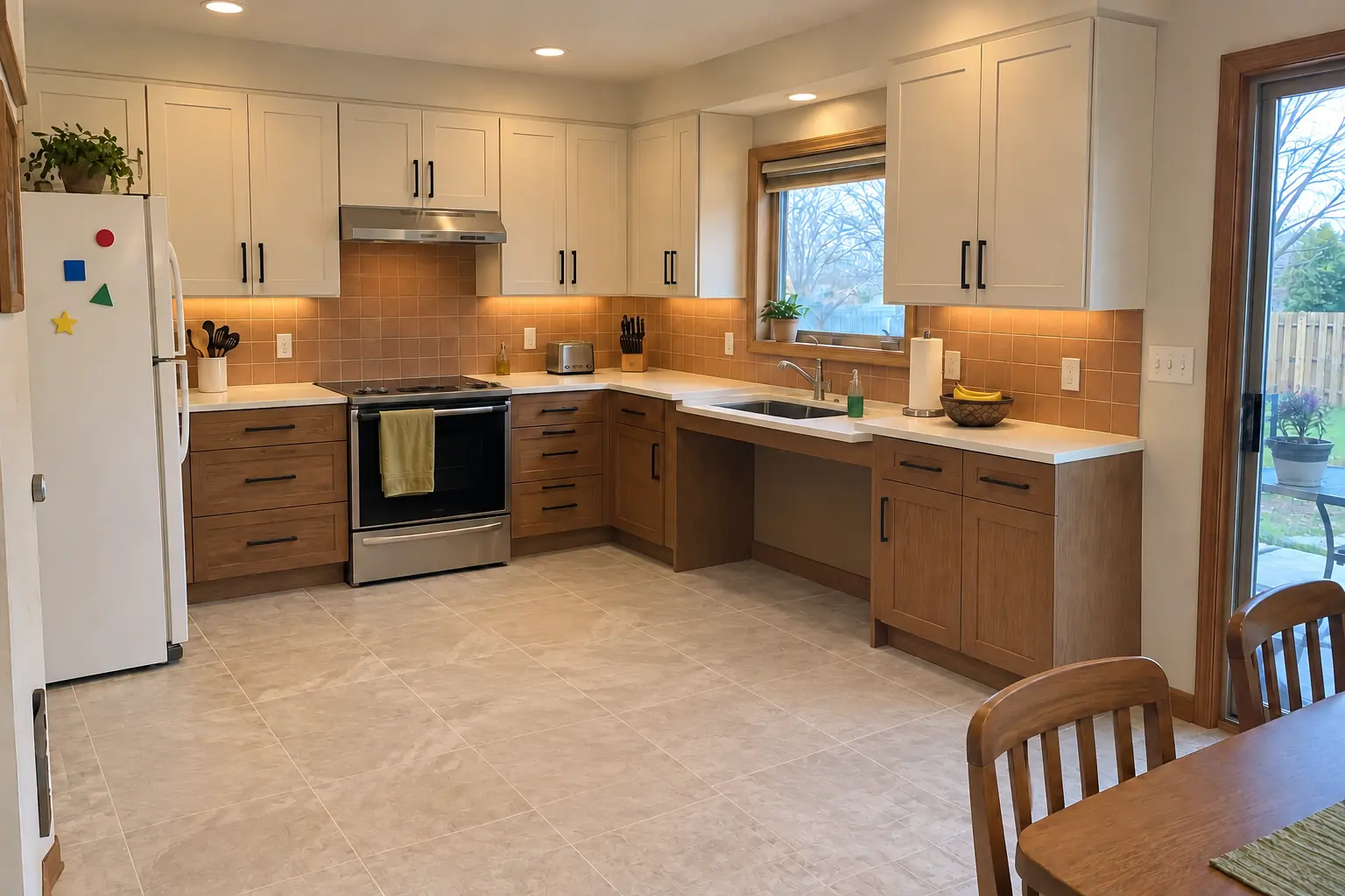 Accessible Kitchen Remodeling project near Roselle, after