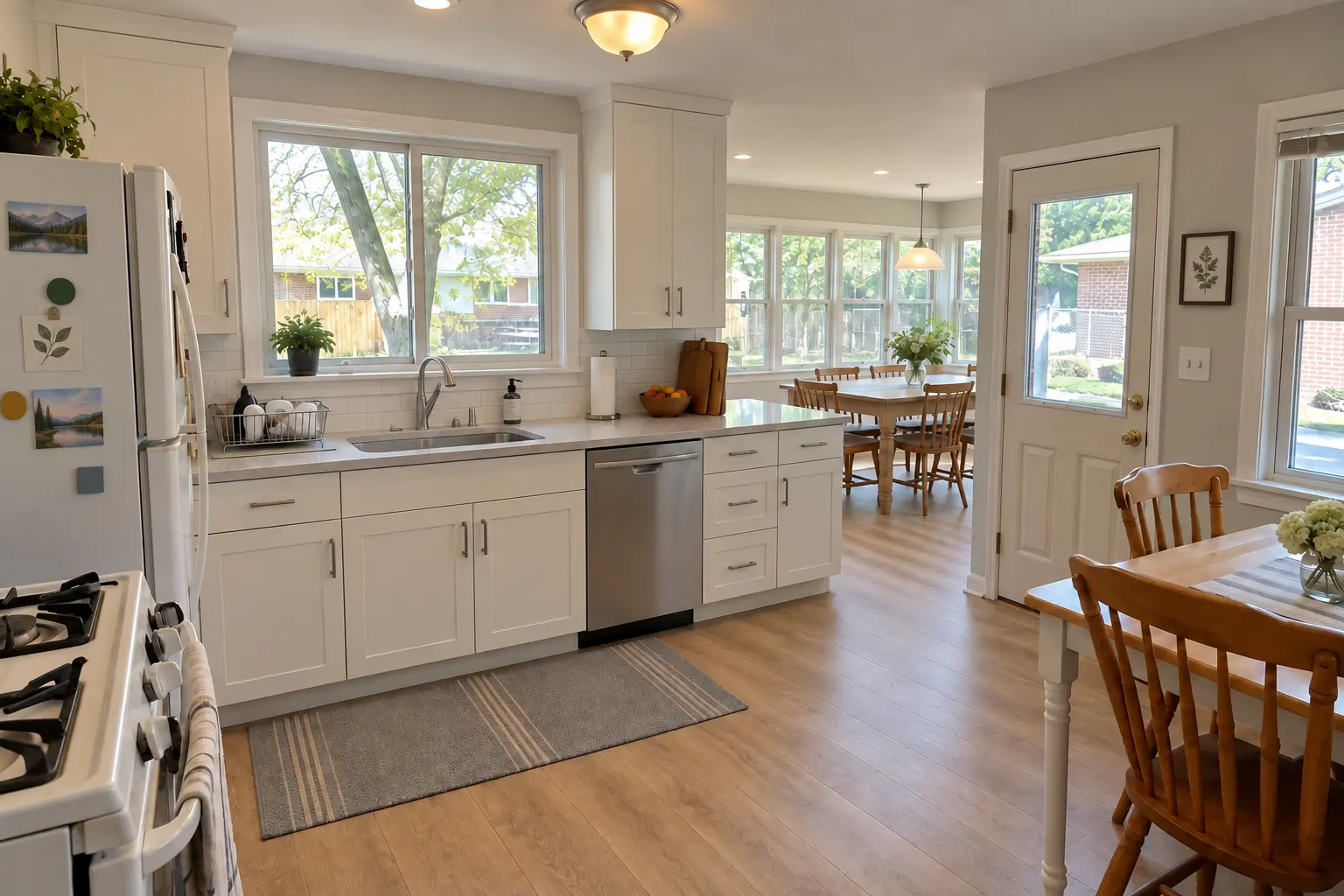 Kitchen Additions project in Wood Dale, after