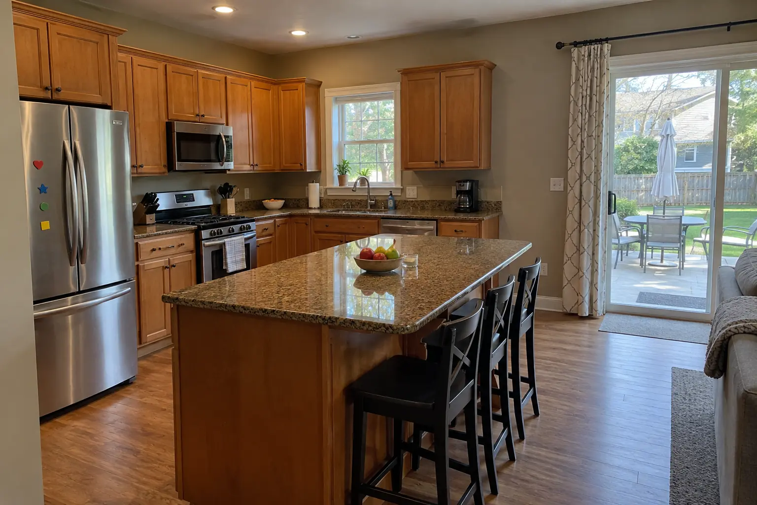 Kitchen Additions in a 2000s new construction — before