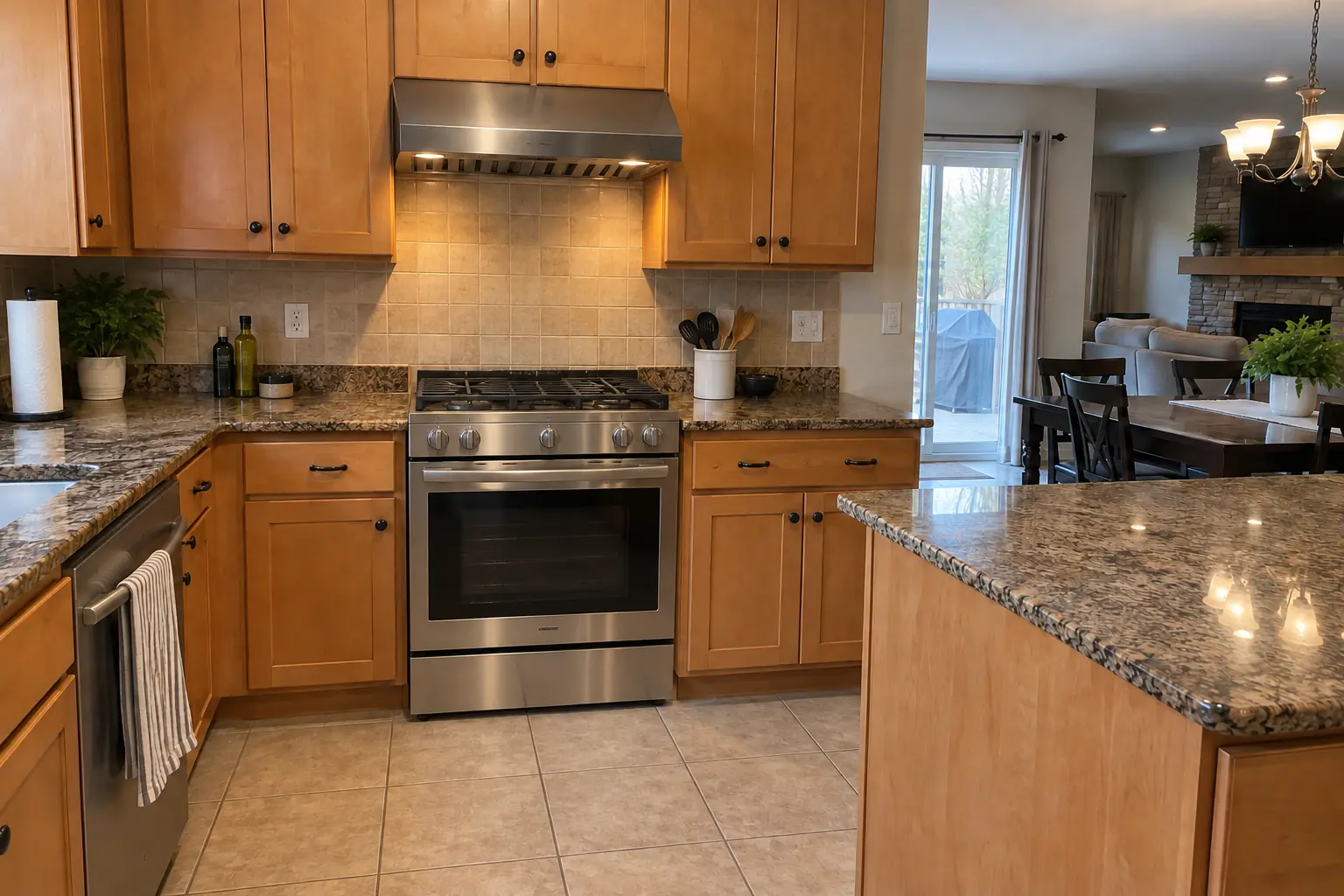 Kitchen Appliance Installation in a 2000s new construction — installed