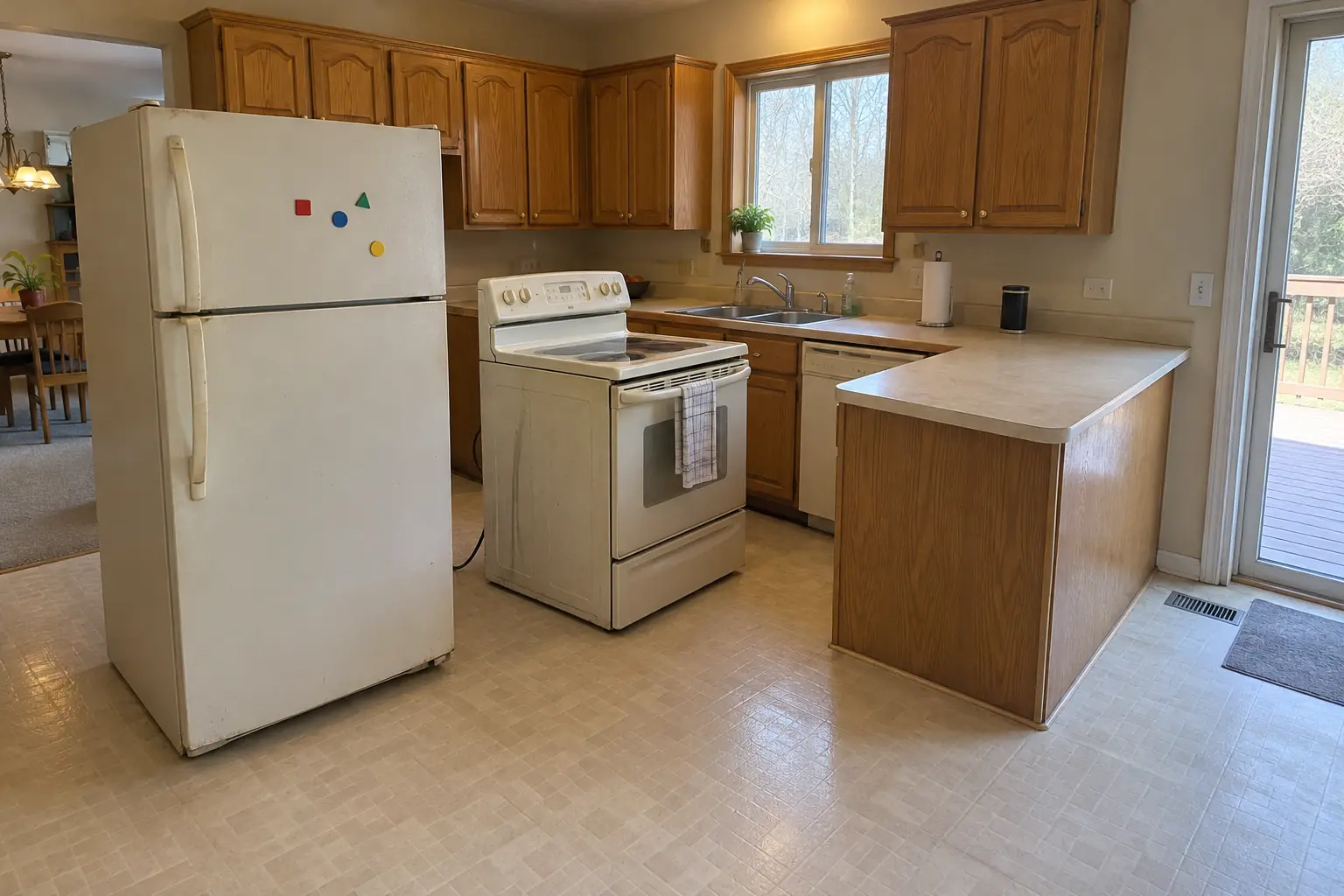 Kitchen Appliance Removal — before