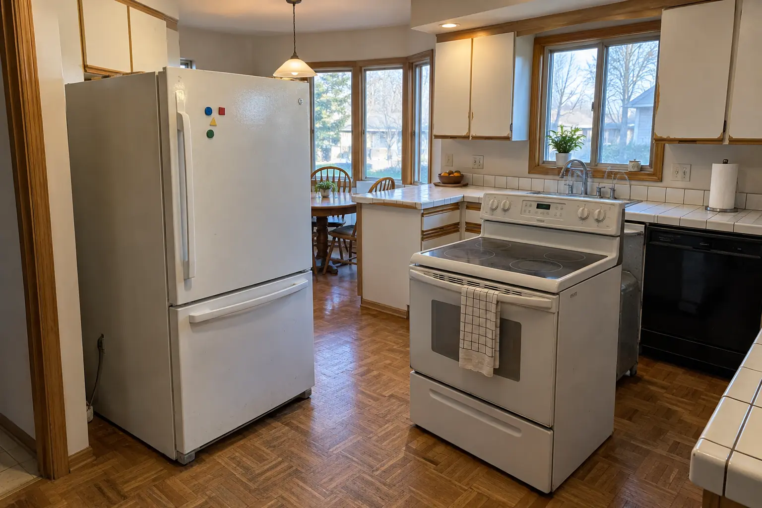 Kitchen Appliance Removal — before