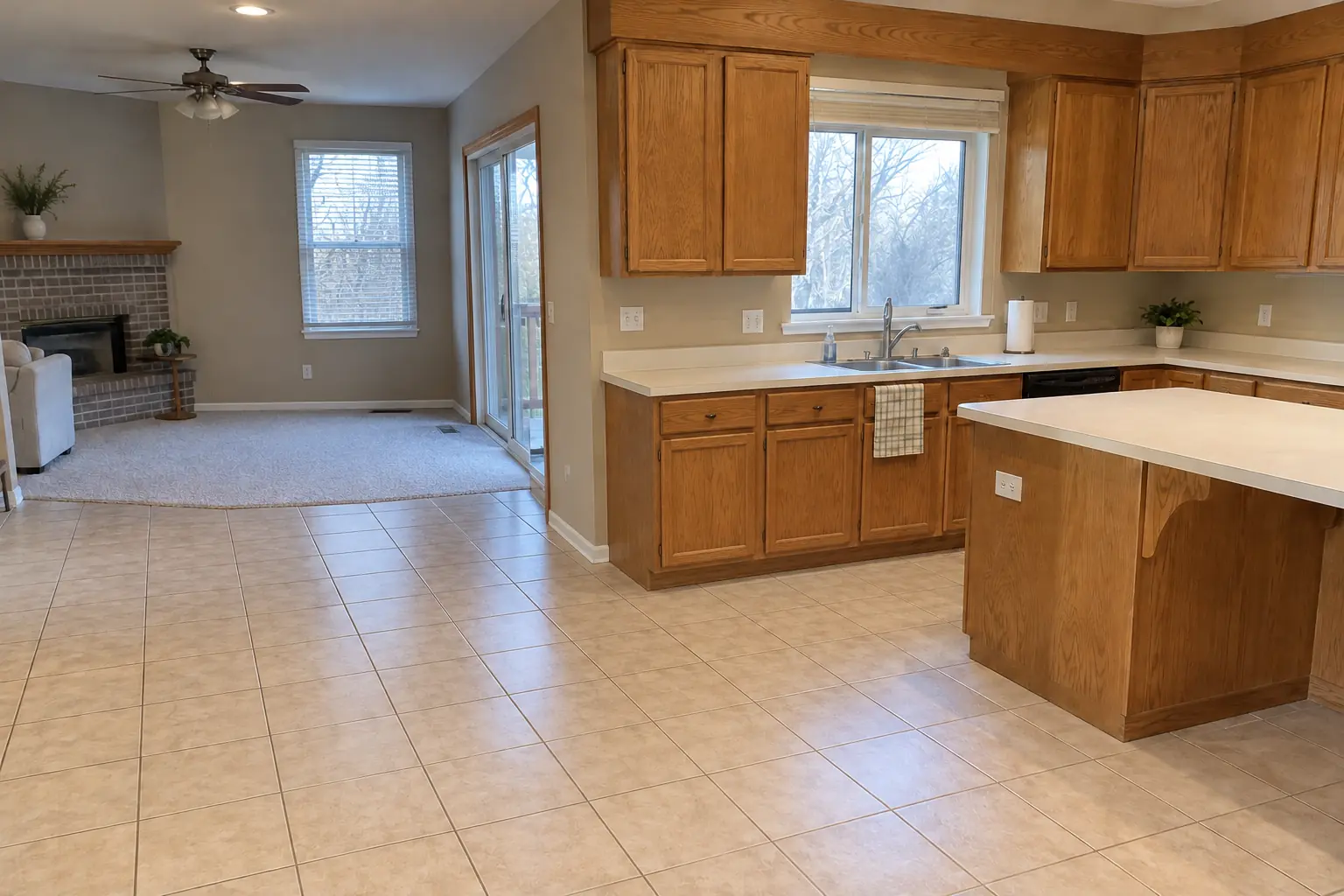 Kitchen Appliance Removal — after
