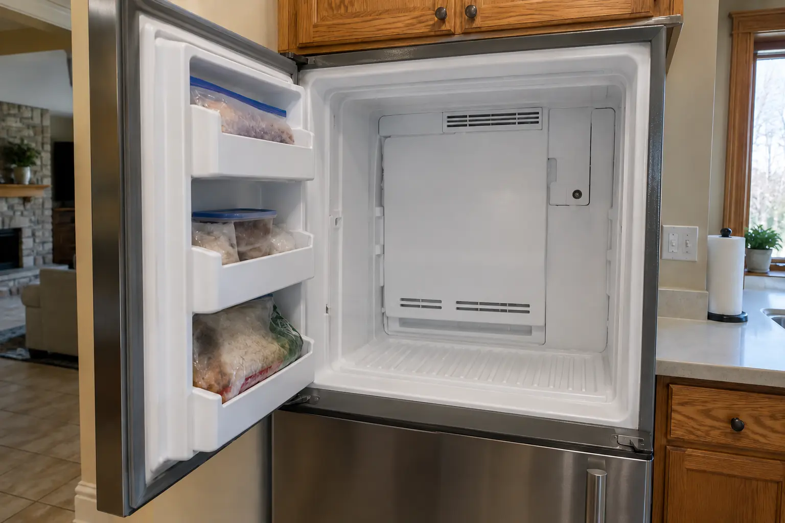 Kitchen Appliance Repair in a 1980s-1990s two-story colonial / tract house — fixed