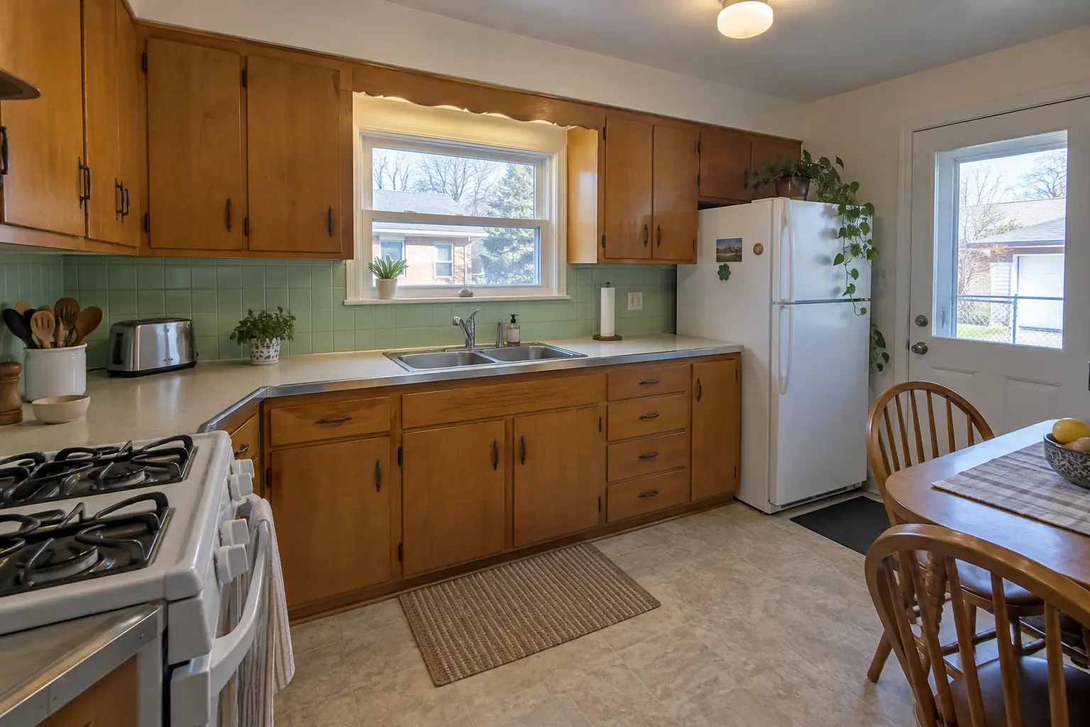 Kitchen Backsplash Installation — before