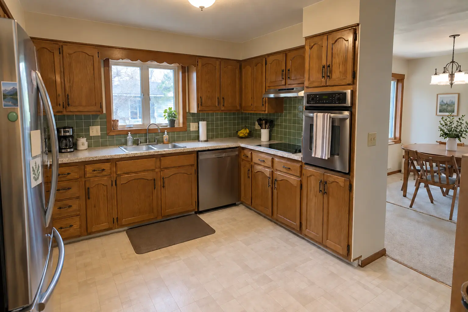 Kitchen Backsplash Installation — after