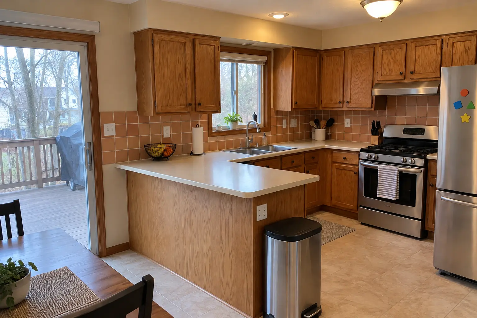 Kitchen Backsplash Installation — after