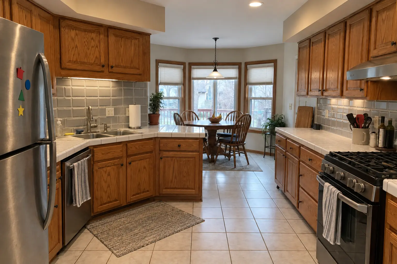 Kitchen Backsplash Installation — after