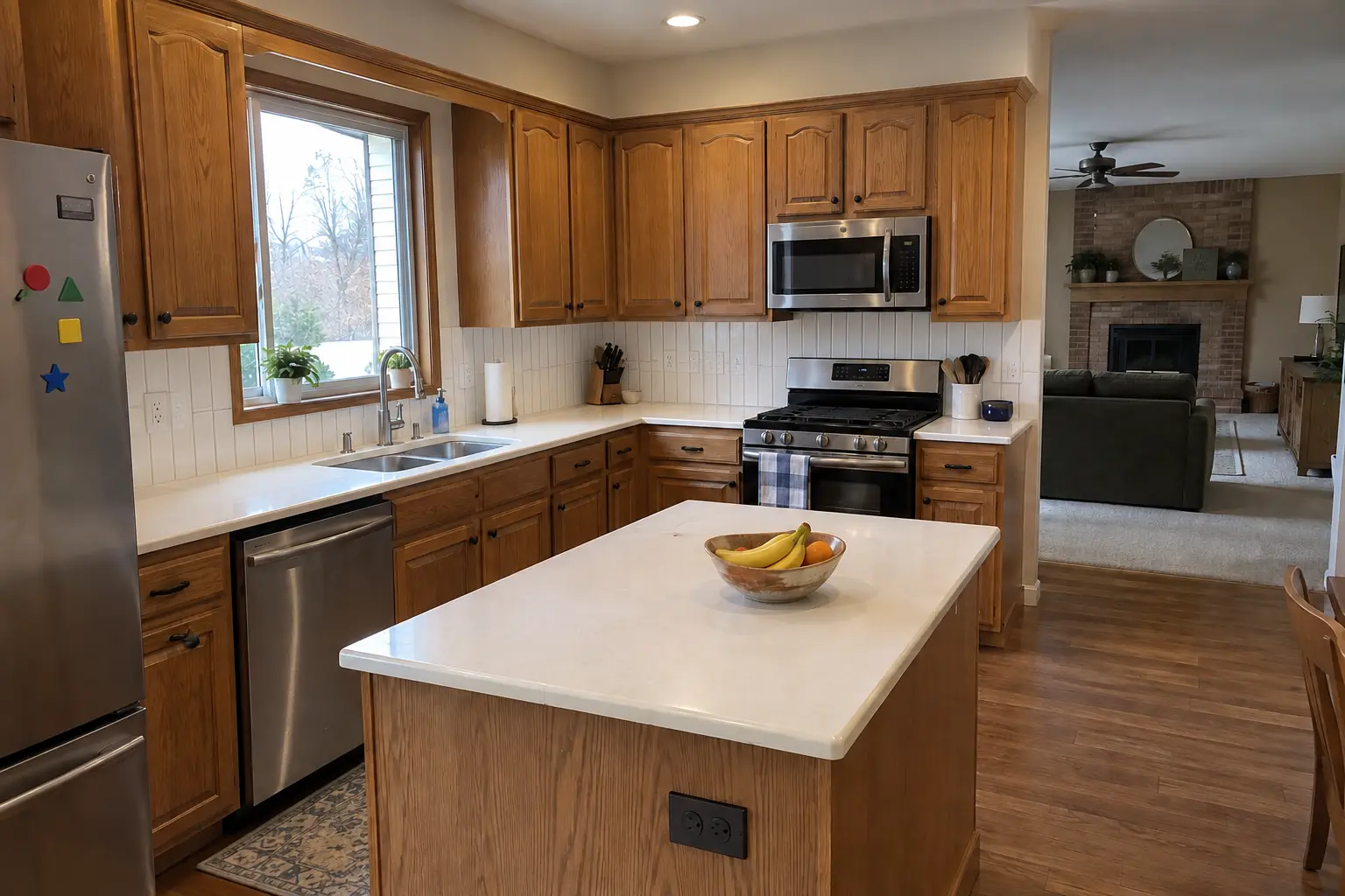 Kitchen Backsplash Installation — after
