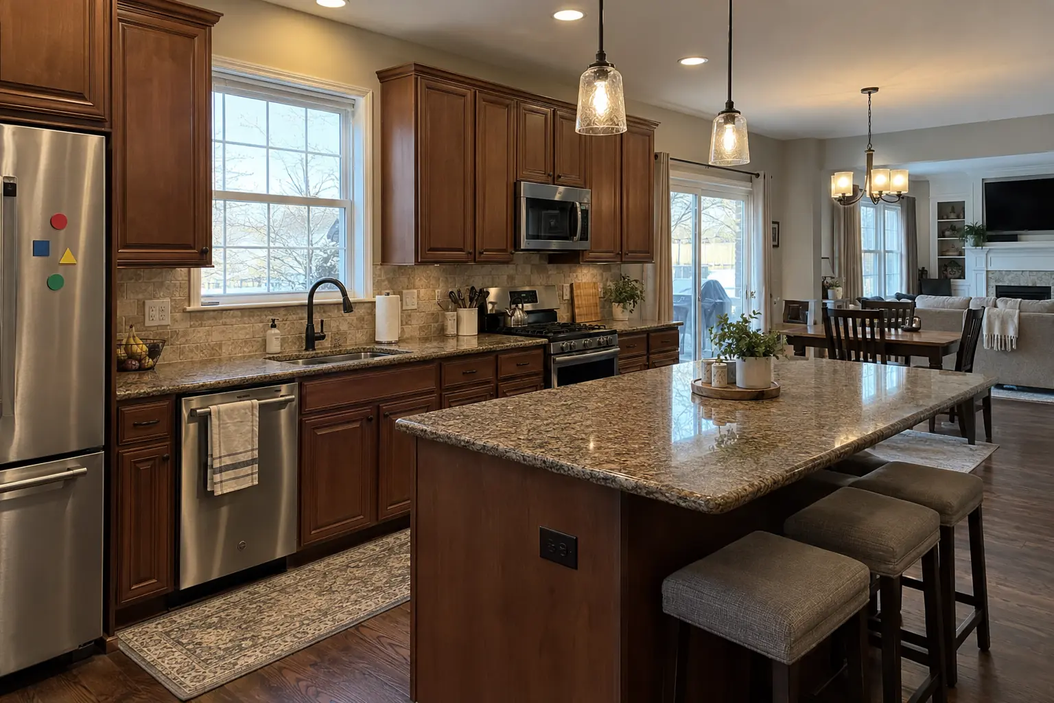 Kitchen Backsplash Installation — before