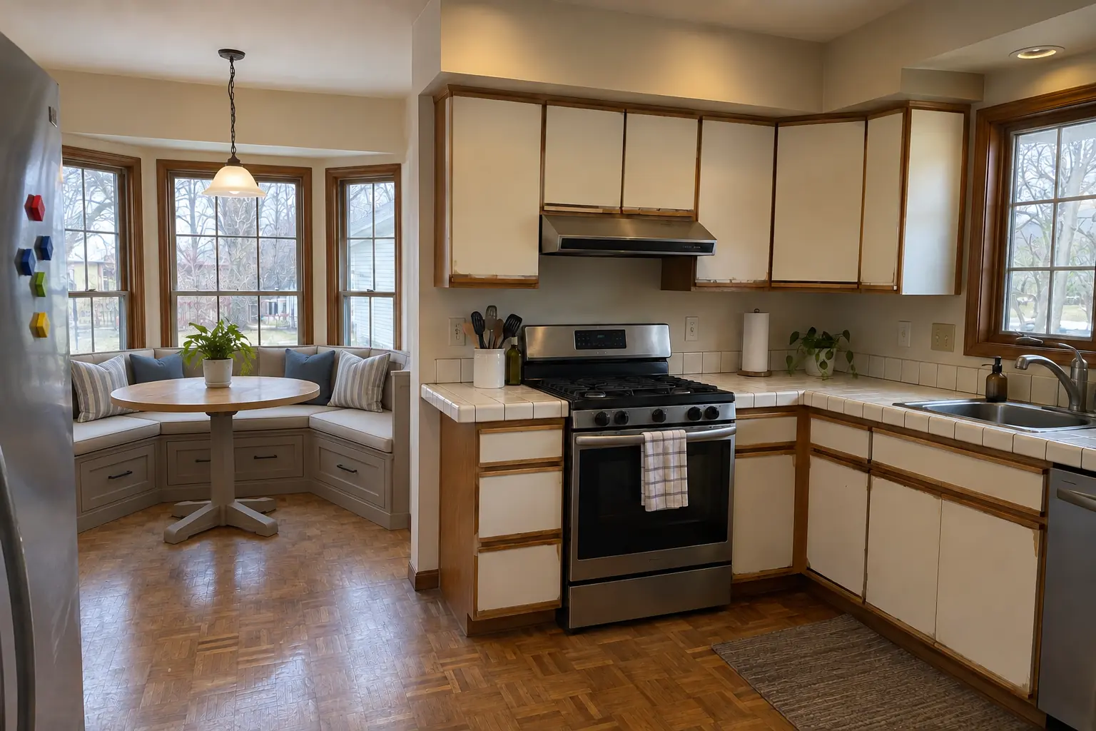 Built-In Breakfast Nook & Banquette