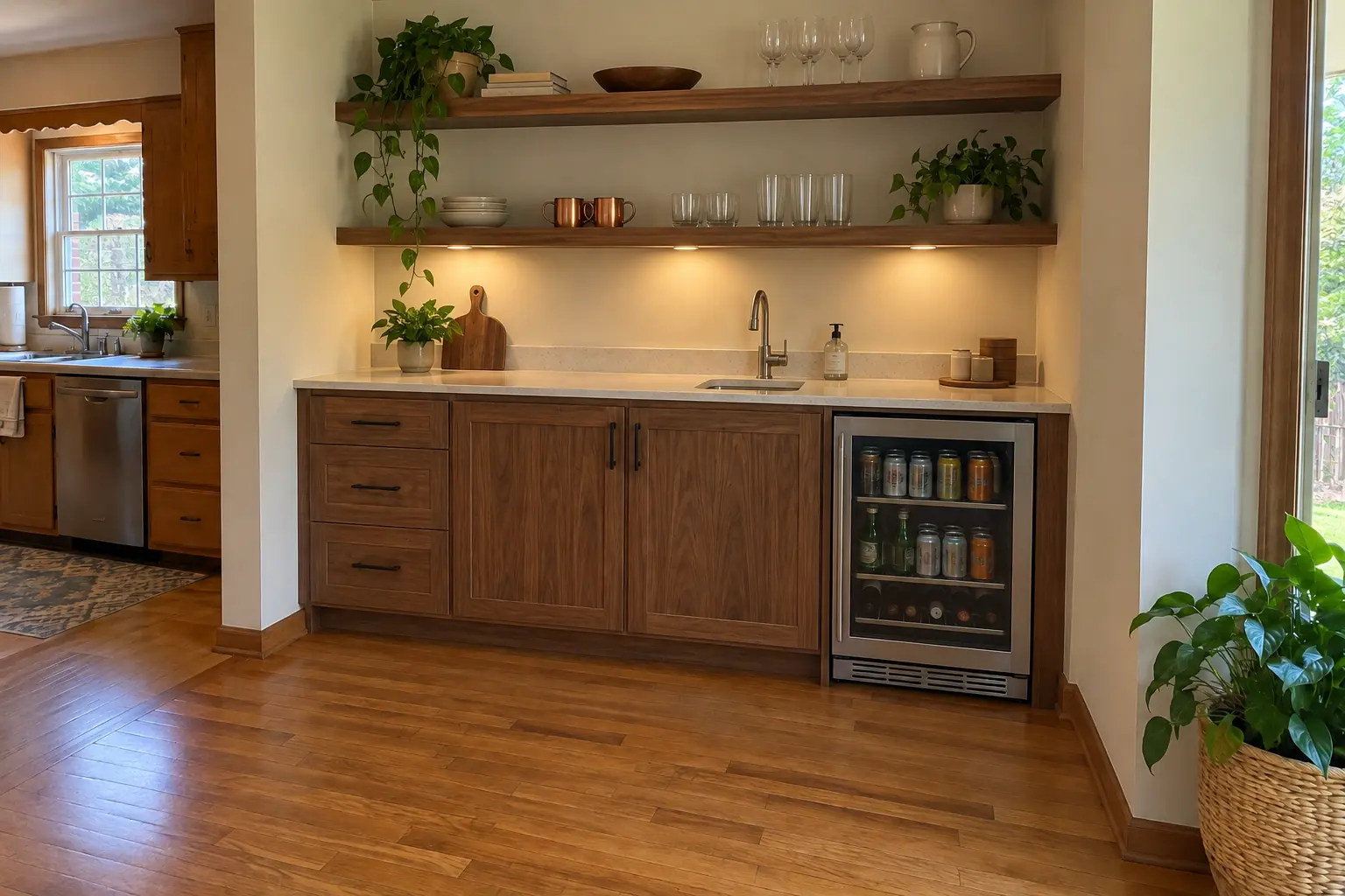 Home Bars & Coffee Stations project in Park Ridge, after