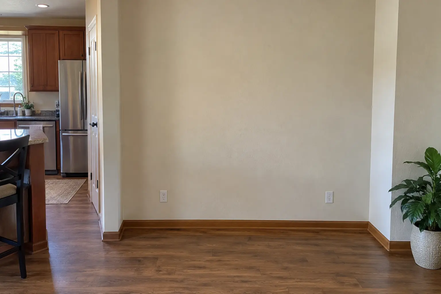 Home Bars & Coffee Stations in a 2000s new construction — before