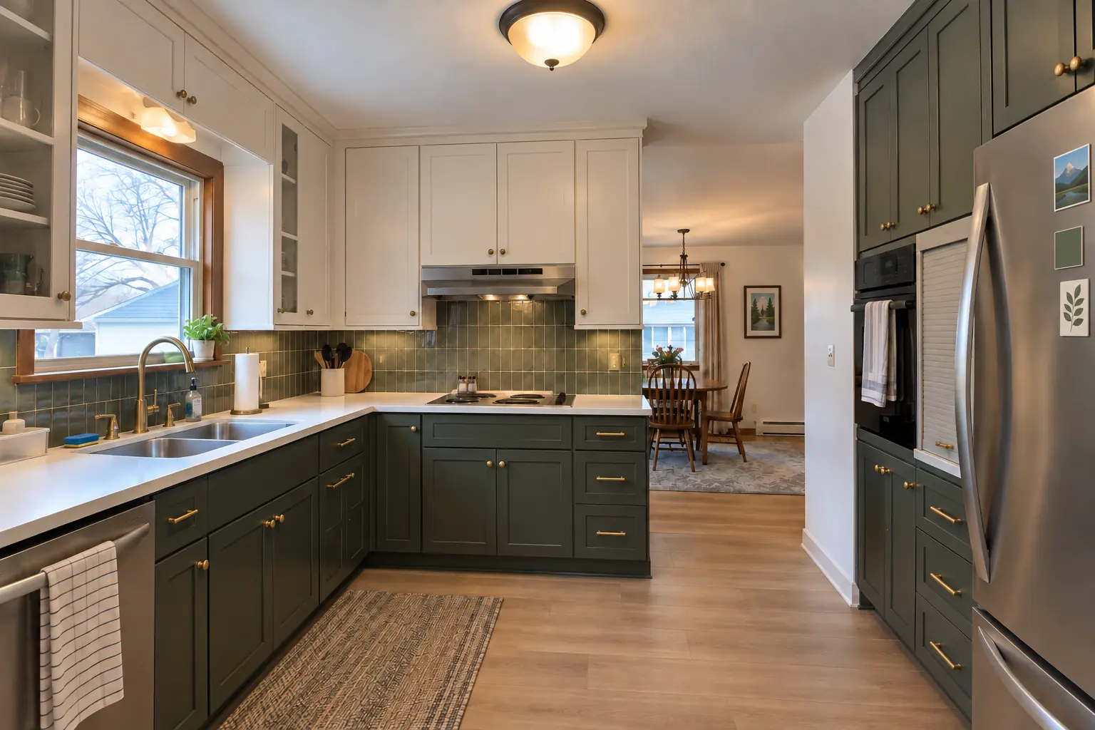 Custom Kitchen Cabinets project near Glenview, after