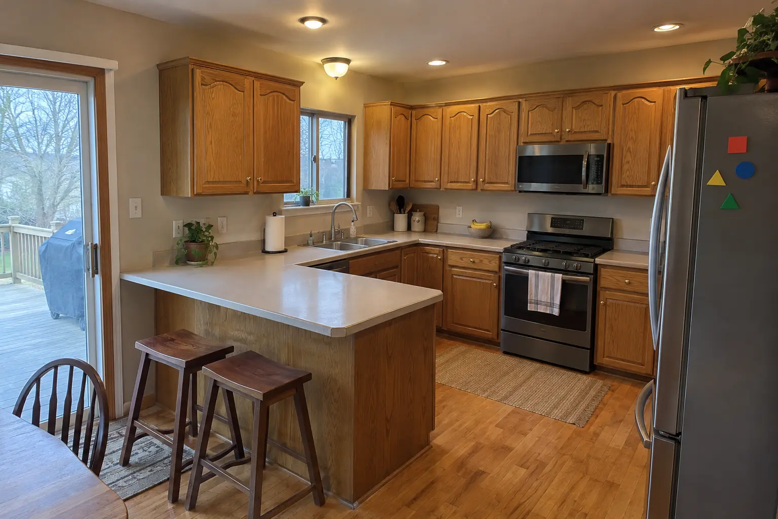 Custom Kitchen Cabinets — before