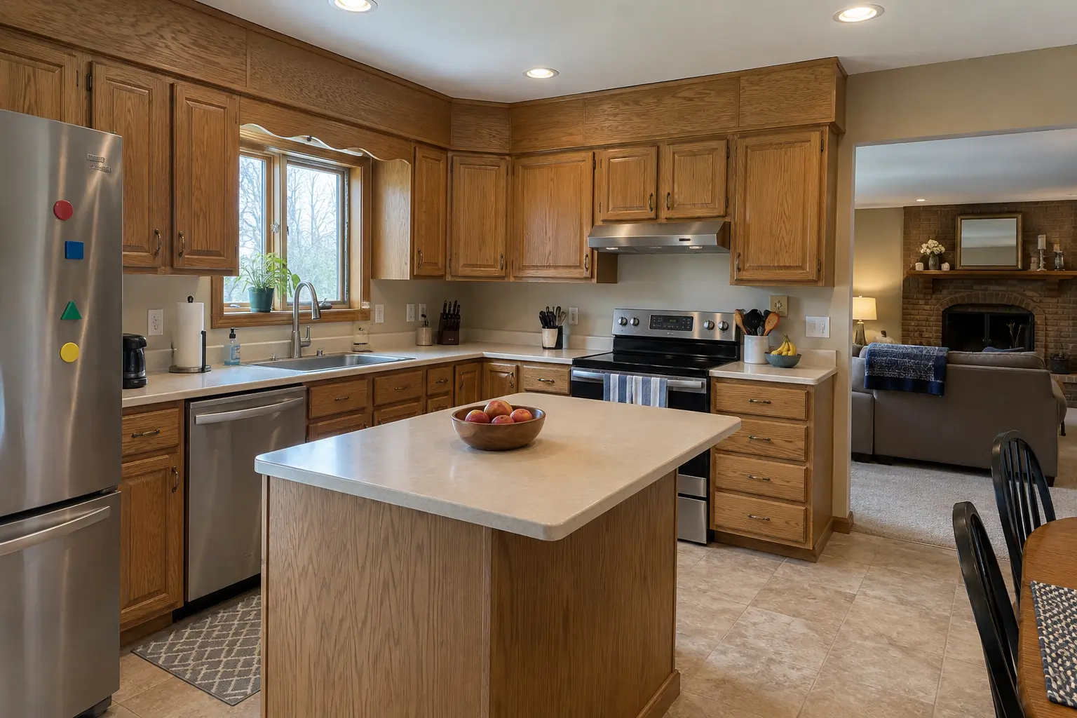 Custom Kitchen Cabinets — before