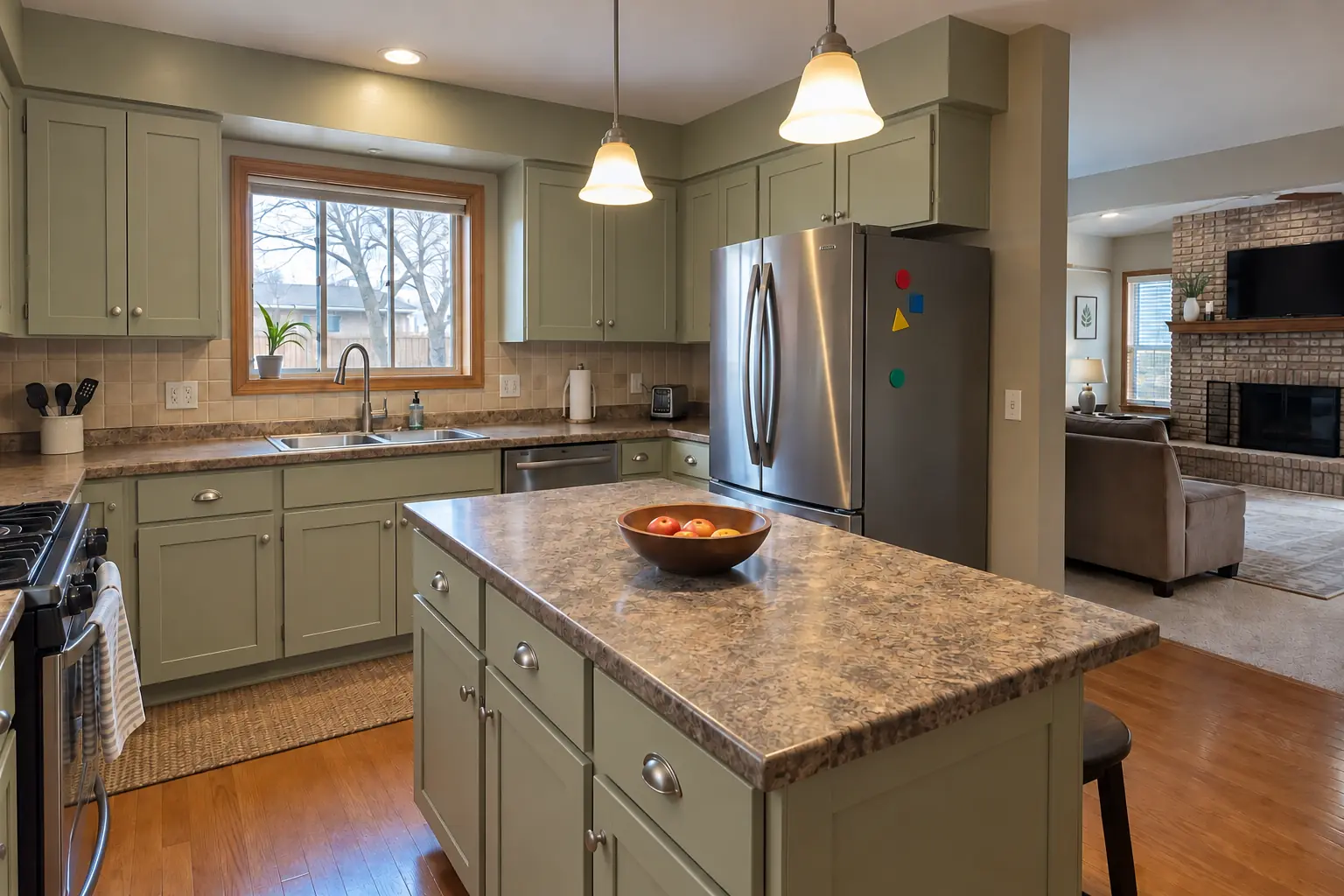 Cabinet Door & Drawer Front Replacement project in Itasca, after
