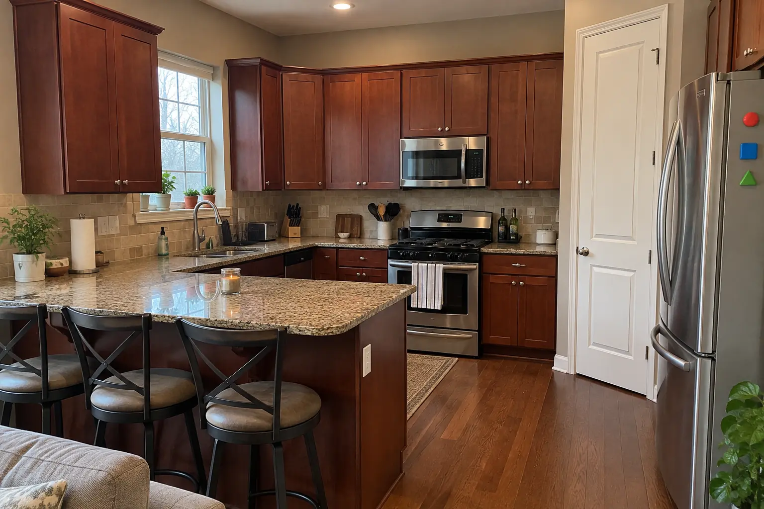 Cabinet Door & Drawer Front Replacement project near Plainfield, before