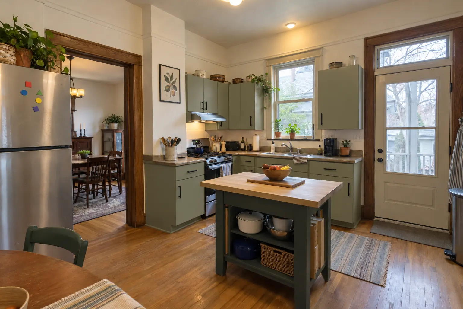 Kitchen Cabinet Services in a prewar house — after
