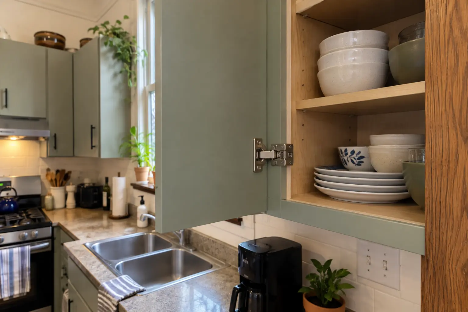 Kitchen Cabinet Services in a prewar house — detail