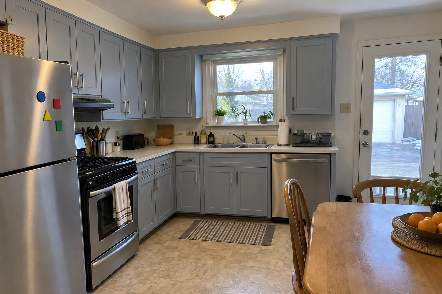 Kitchen Cabinet Services project in Downers Grove, after