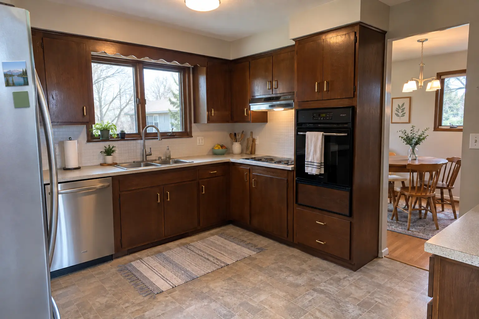 Kitchen Cabinet Services in a postwar ranch / cape cod / bi-level — before