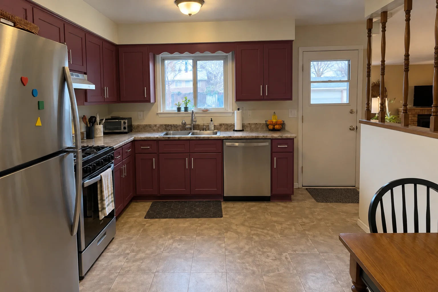 Kitchen Cabinet Services project in Roselle, after