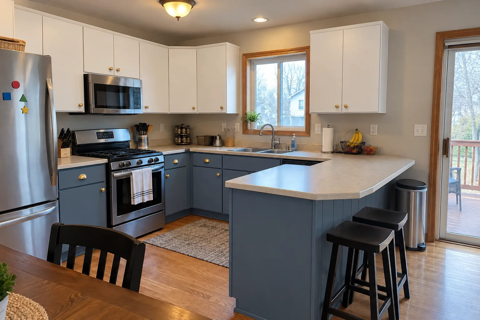 Kitchen Cabinet Services project in Winfield, after