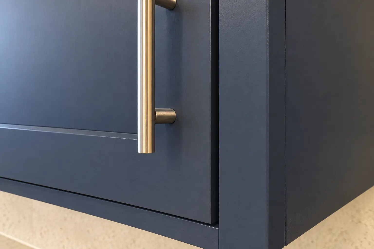 Kitchen Cabinet Services in a 1980s-1990s two-story colonial / tract house — detail