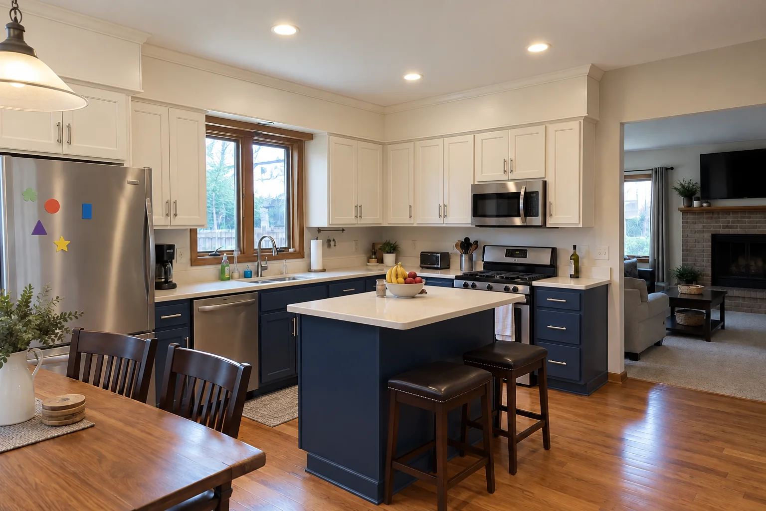 Kitchen Cabinet Services project in Geneva, after