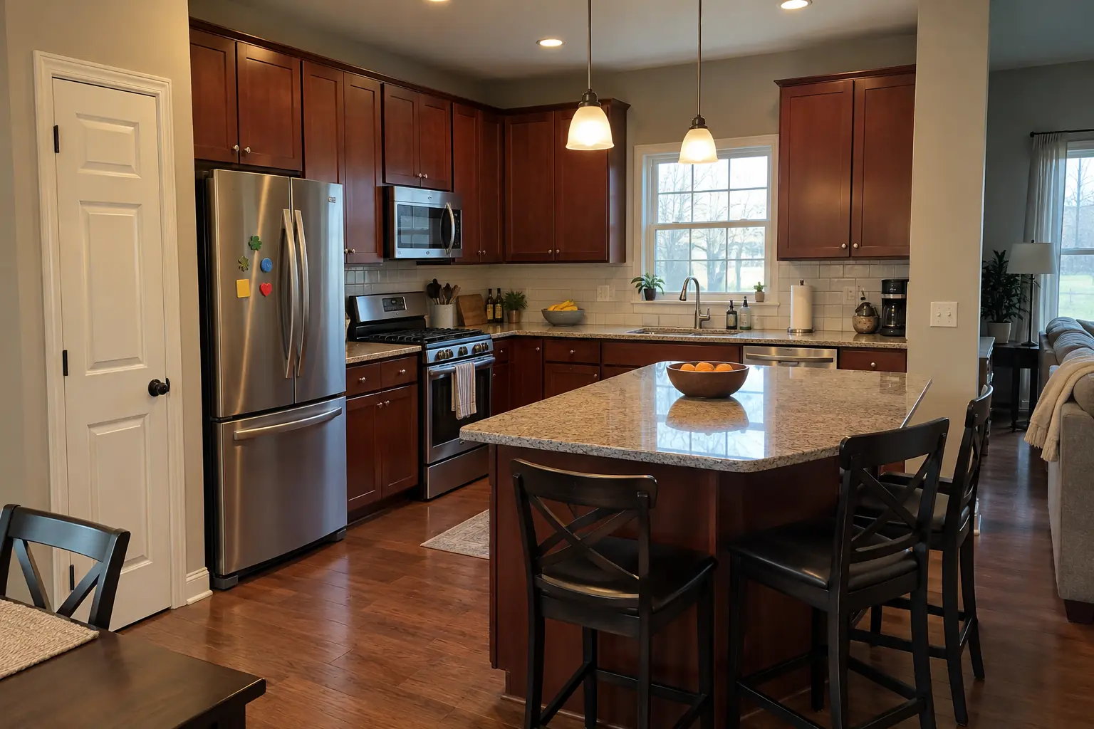 Kitchen Cabinet Services in a 2000s new construction — before