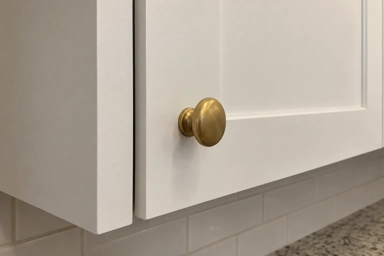 Kitchen Cabinet Services in a 2000s new construction — detail