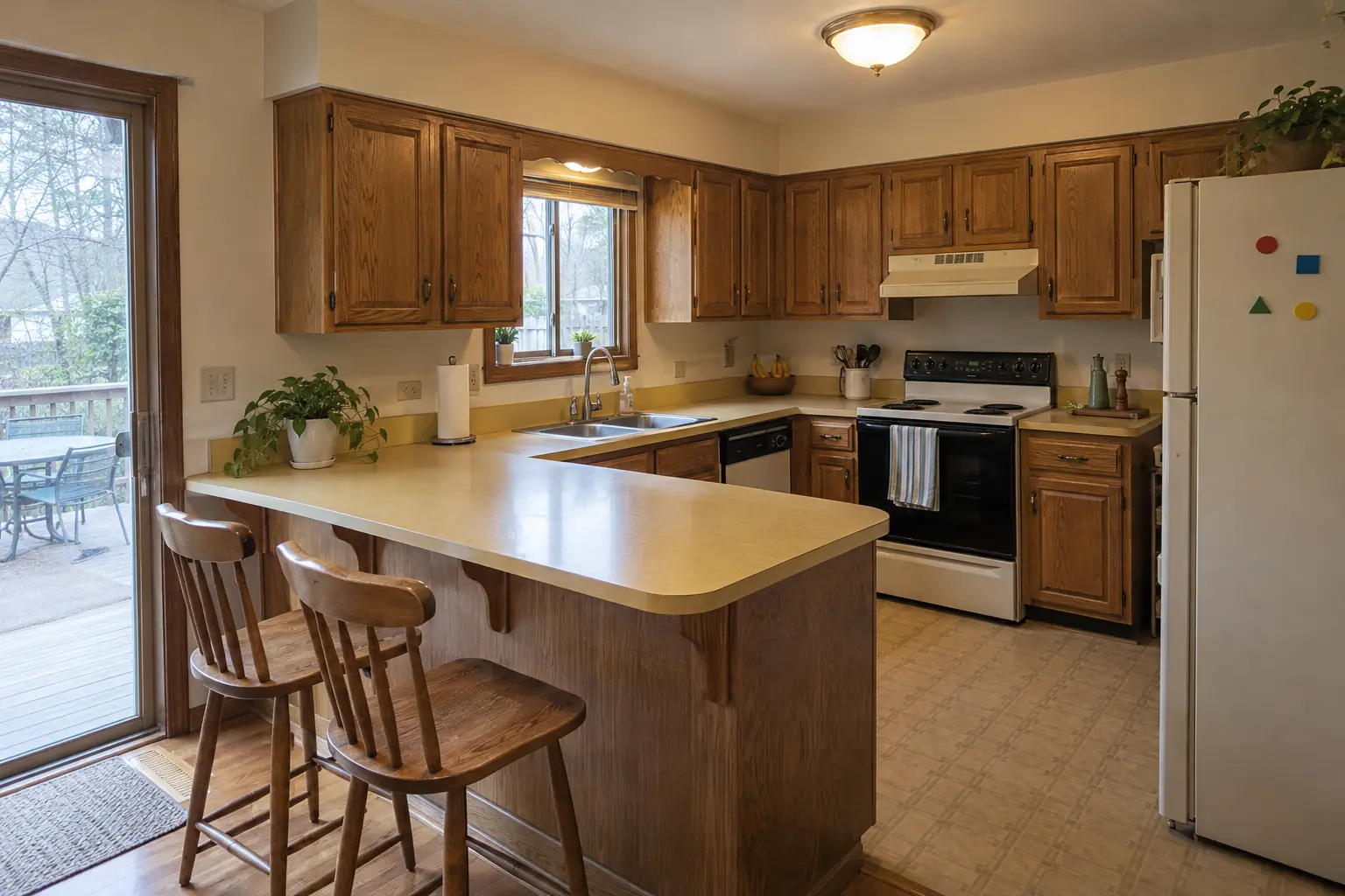 Kitchen Cabinet Installation & Replacement — before