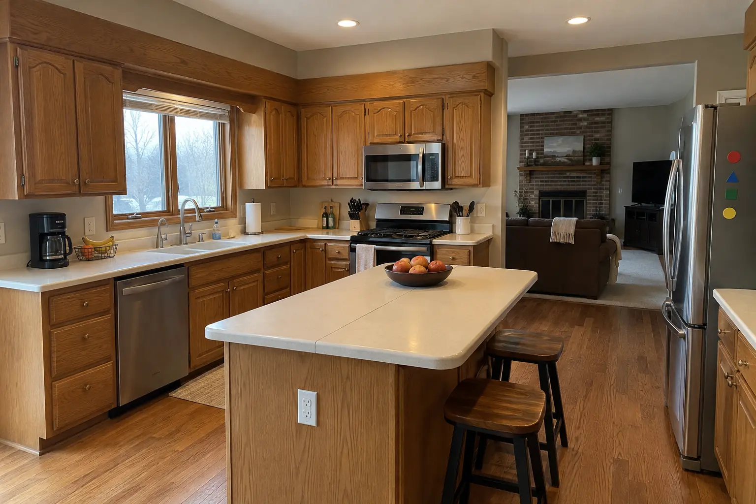 Kitchen Cabinet Installation & Replacement — before