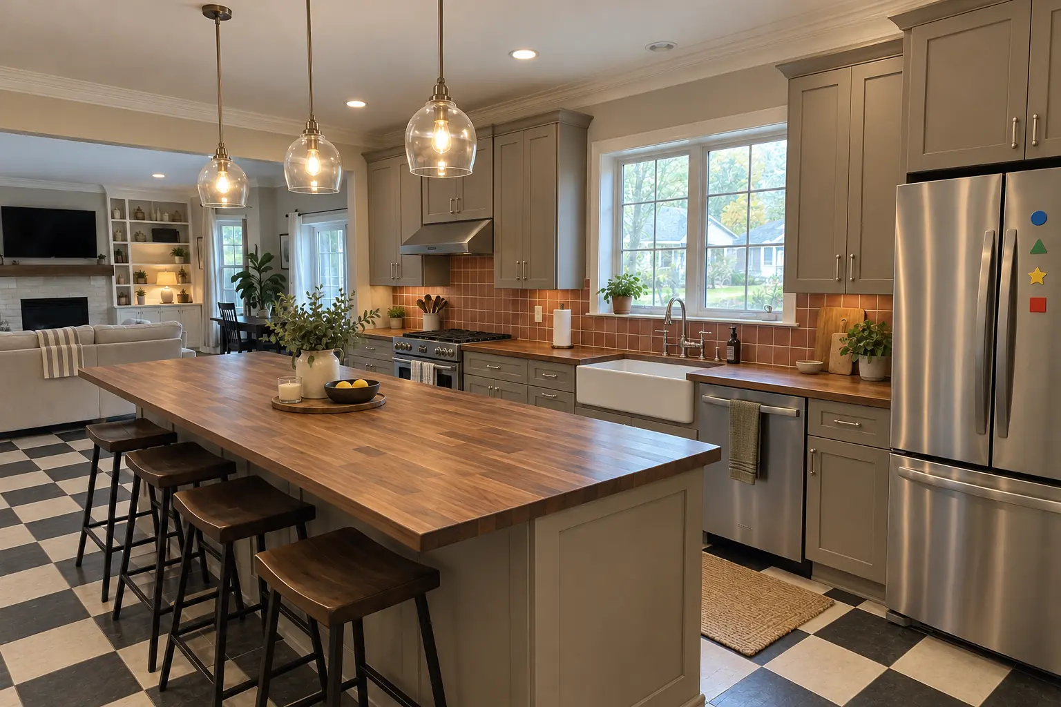 Kitchen Cabinet Installation & Replacement project near Plainfield, after