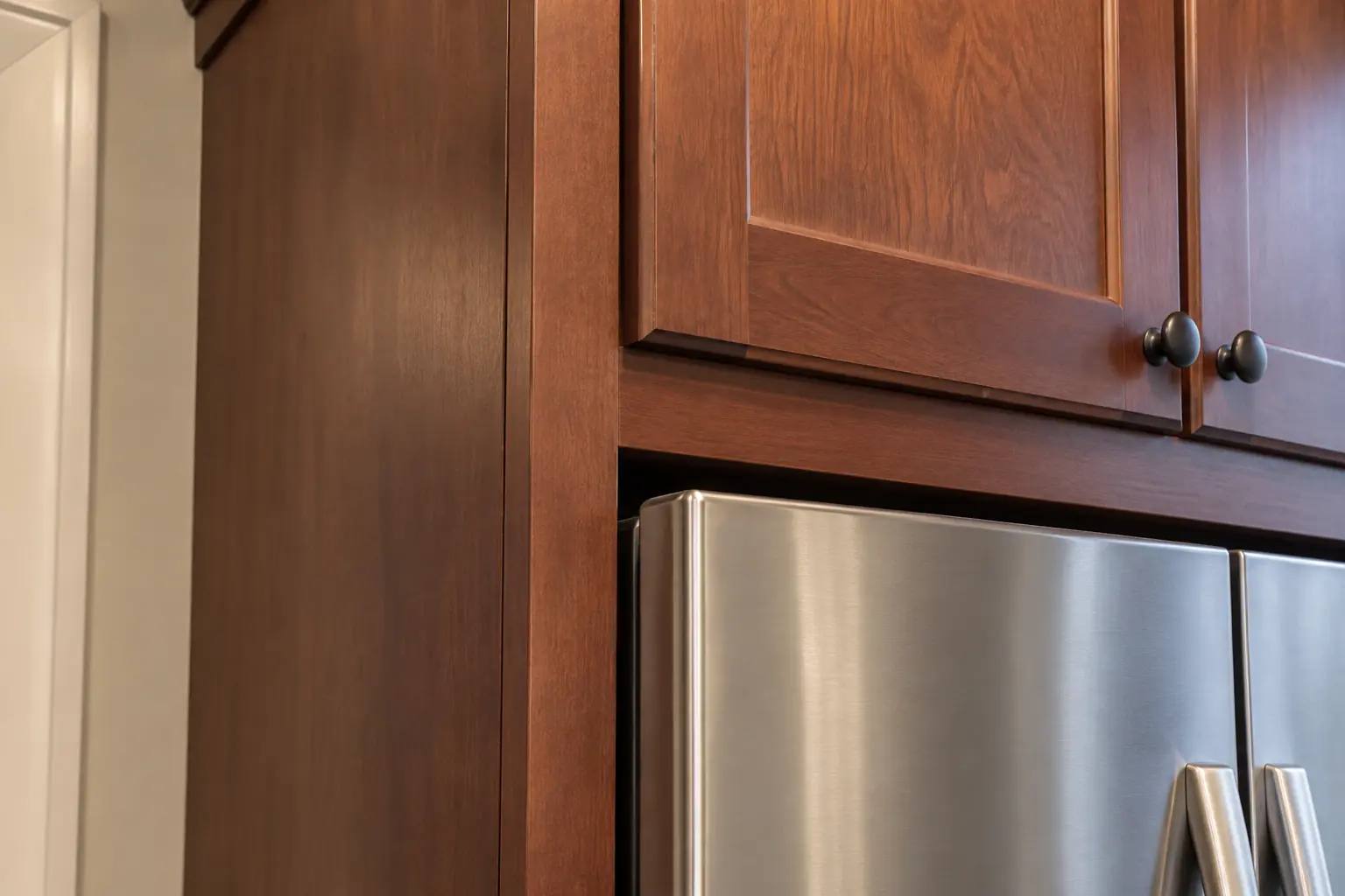 Kitchen Cabinet Modification in a prewar vintage condo — detail