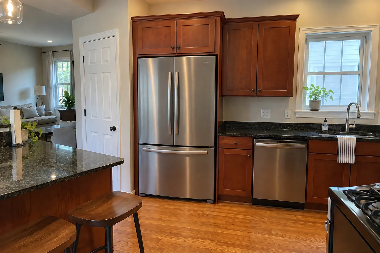 Kitchen Cabinet Modification in a 2000s new construction — installed