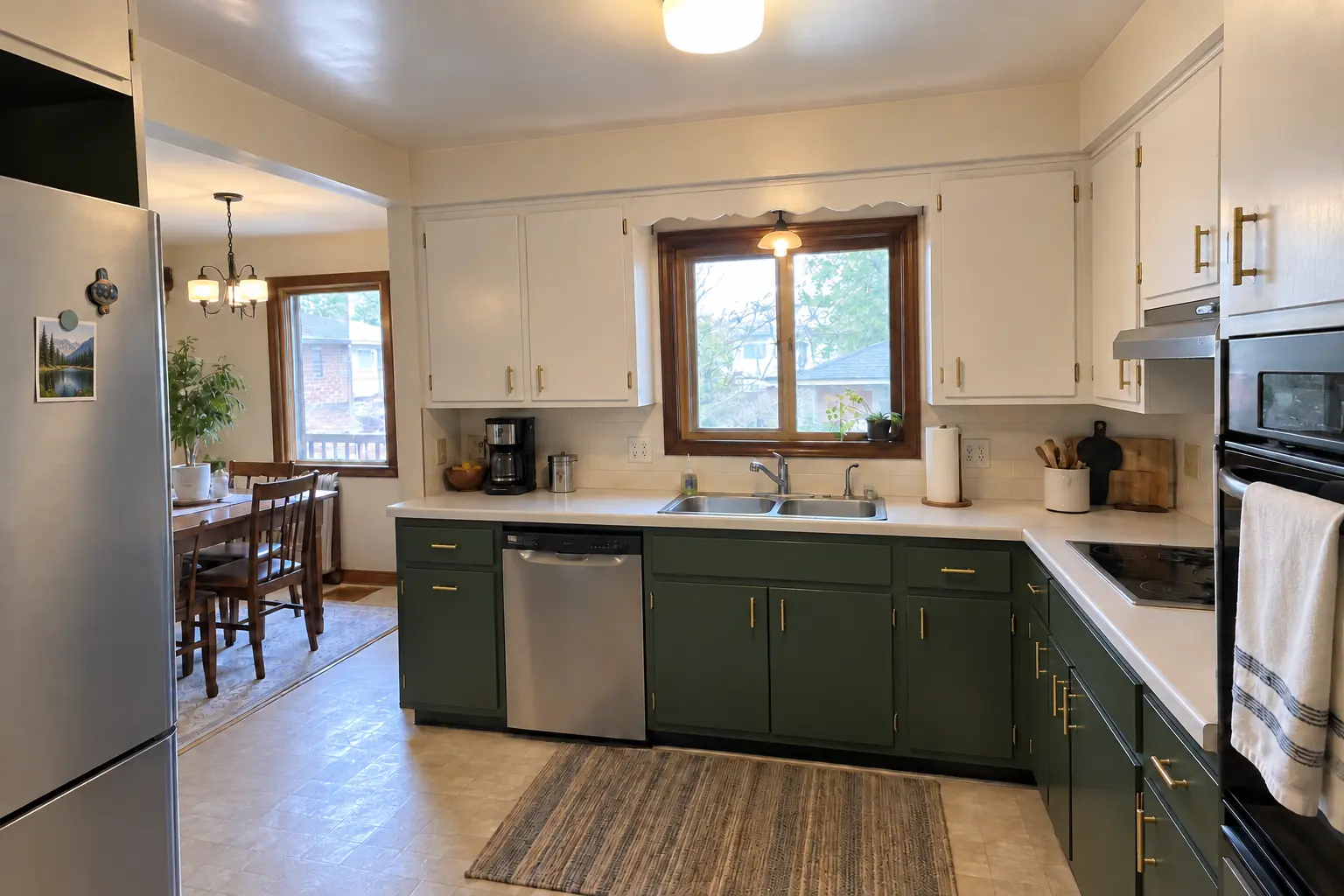 Kitchen Cabinet Painting — after