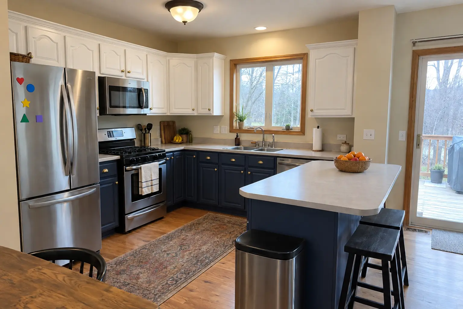 Kitchen Cabinet Painting project in Bartlett