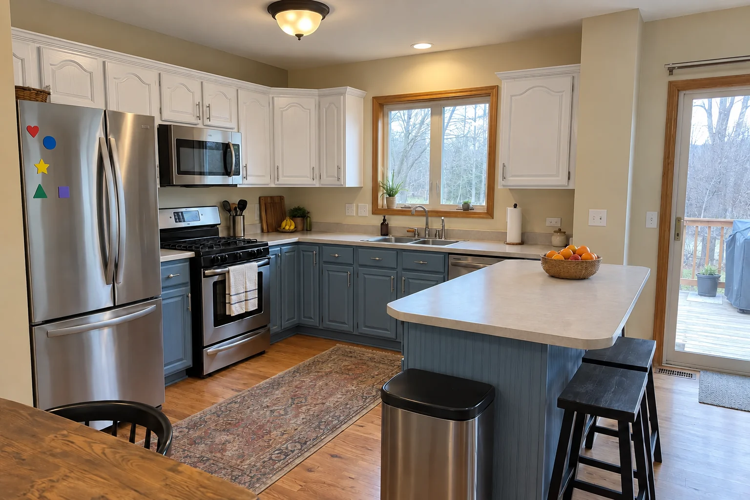Kitchen Cabinet Painting project in Wheaton