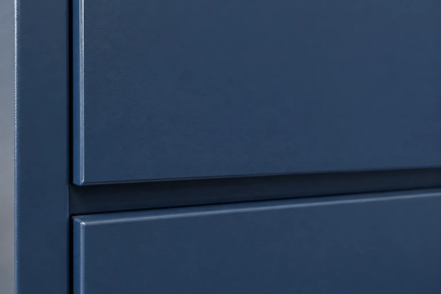 Kitchen Cabinet Painting in a 1980s-1990s two-story colonial / tract house — detail