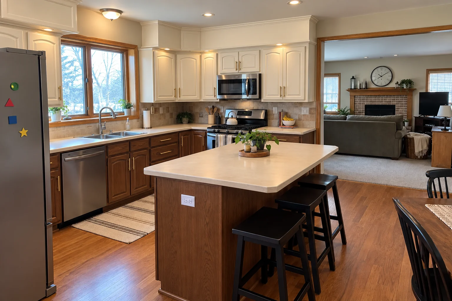 Kitchen Cabinet Painting project in Geneva