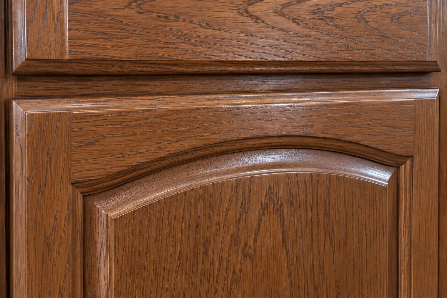 Kitchen Cabinet Painting in a 1980s-1990s two-story colonial / tract house — detail