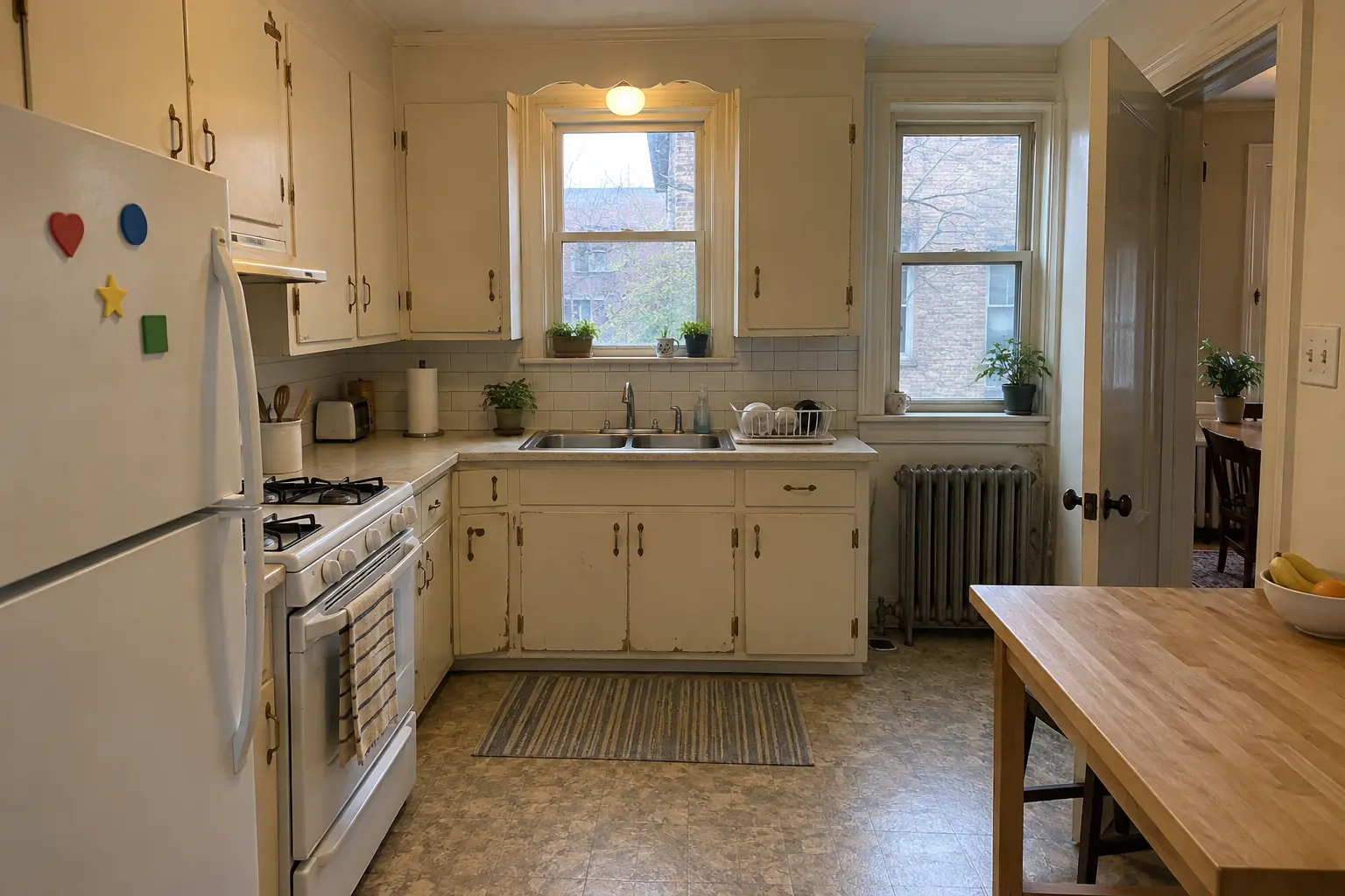 Cabinet Refacing project near Berwyn, before