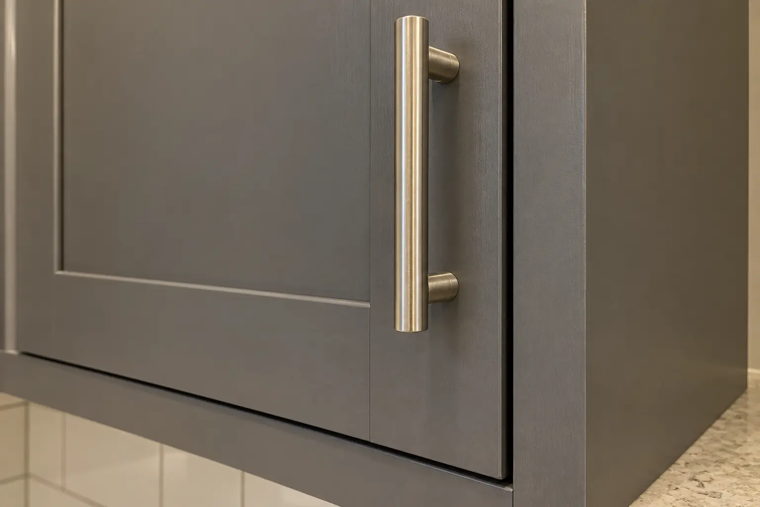 Cabinet Refacing in a prewar house — detail
