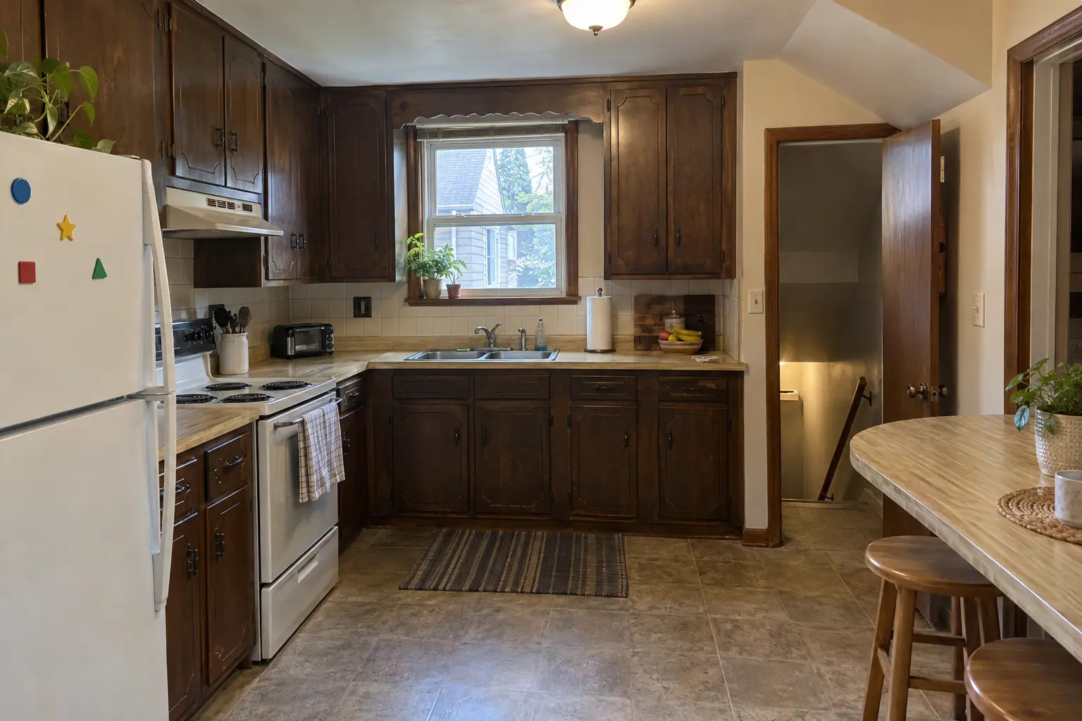 Cabinet Refacing — before