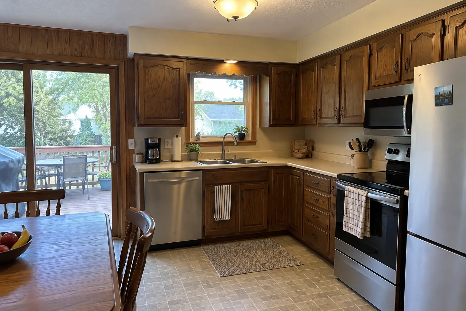 Cabinet Refacing — before