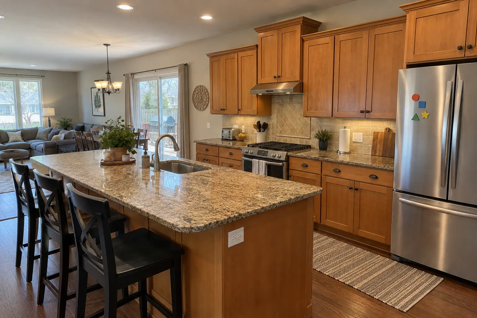 Cabinet Refacing — before