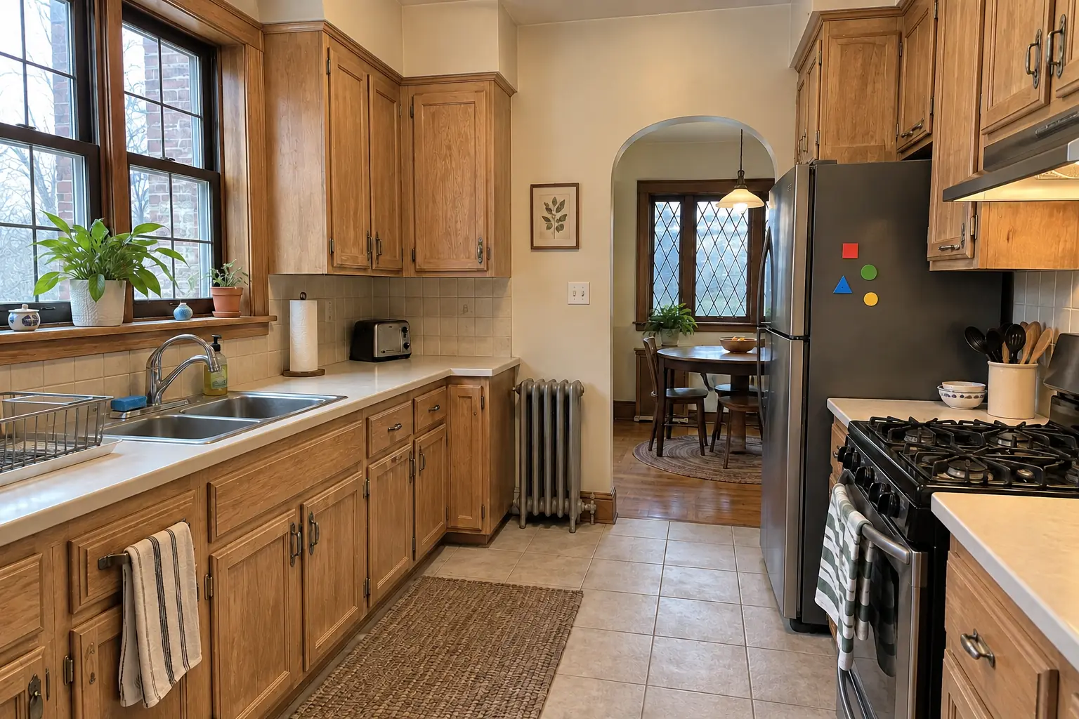 Cabinet Refinishing & Staining — after